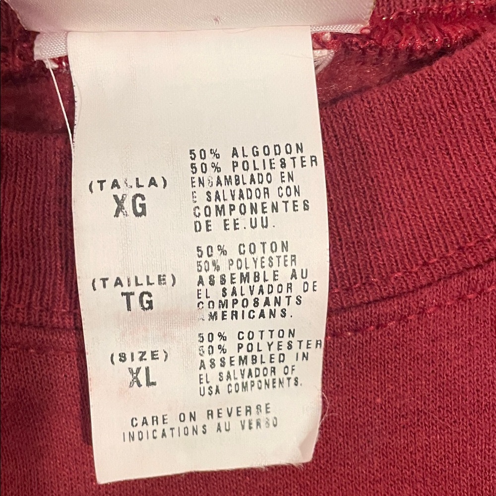 Disney Burgundy Crewneck Sweater with Mickey Mouse‎ - Picture 5 of 5